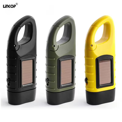 Good price Lámpara de luz solar LED con manivela de mano Correa de emergencia de montaña recargable en línea