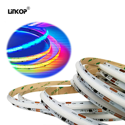 Good price La dirección de la banda de luz RGB CRI 90 24v Cob Led es de 180 grados con un ángulo de luz de 720 Leds/M en línea