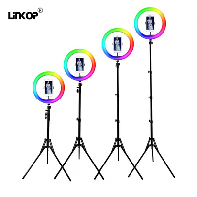 Good price Led RGB llenar luz ajustable 2700k-7000k 11w control remoto para vídeo en vivo en línea