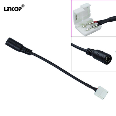 Good price 2p/Dc Conector de banda de luz de un solo color de 8 mm a 10 mm de ancho en línea