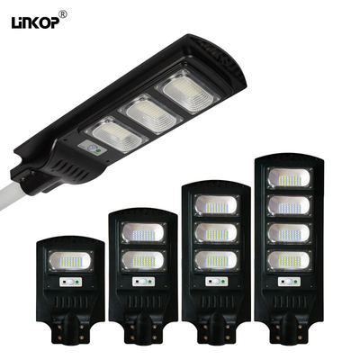 Good price Sensor de movimiento exterior todo en uno LED luz solar IP66 30w 60w 90w 120w en línea