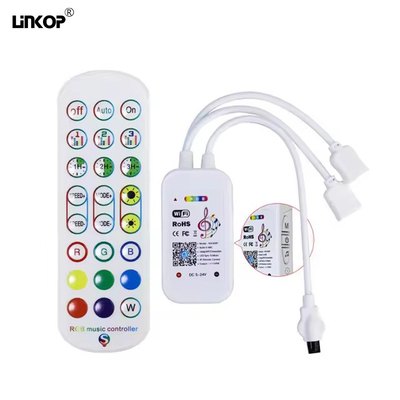 Good price 24Key Tuya WIFI LED Strip Controller Smart Alexa Google Home Remote Control online