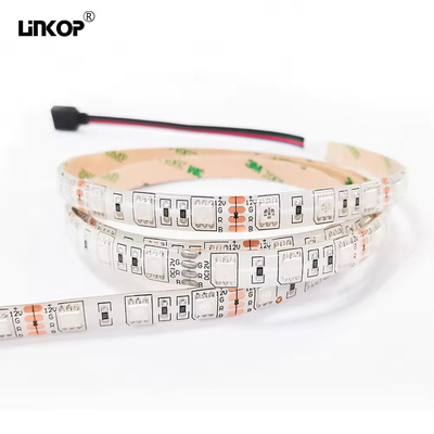 Good price Led 5050 Colorido Disminuible 60 Leds/M Rgb Flexible Luz de banda a prueba de agua Ip65 en línea