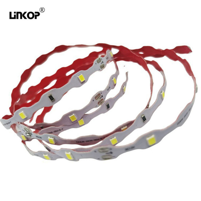 Good price Bright S Shaped Single Color Led Light Strip 12v With White Light Warm White online