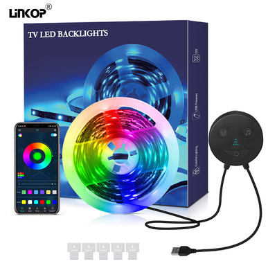 Good price Bandas de luz LED Bluetooth RGB para decoración de interiores en línea