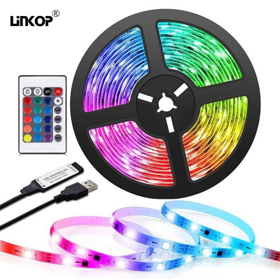 Good price 24 llaves Mini LED Light Strip Set 5v con IP20 remoto de cambio de color infrarrojo en línea