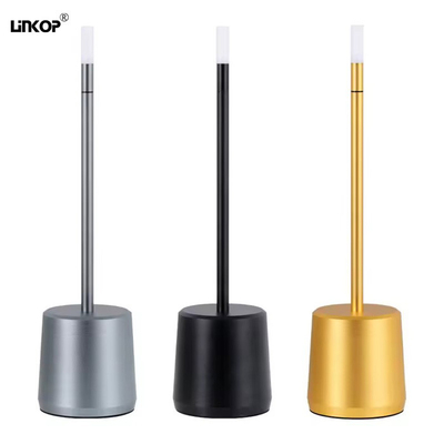 Good price 2700k Lámpara de mesa LED de metal ligero caliente para cargar Lámpara de lado de cama con apagador táctil en línea