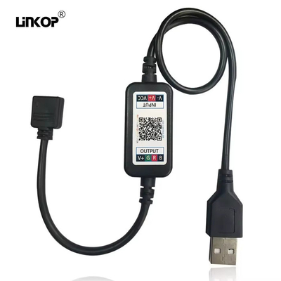 Good price 5v USB RGB Bluetooth controlador control de música inteligente cinturón de luz RGB en línea
