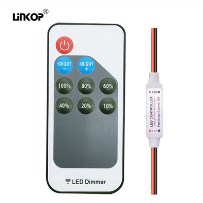 Good price Controlador LED RF de un solo color con llave remota 9 incluyendo batería Cr2025 en línea