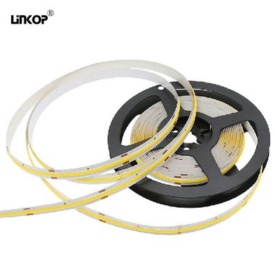 Good price Flexible Ip20 Led Cob Light 5M 12v 12w/M con 320 Leds/M de un solo color en línea
