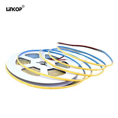 Good price Single Color Ultra Narrow Cob Led Strip 12v 384leds/M 3mm for Diy Projects online