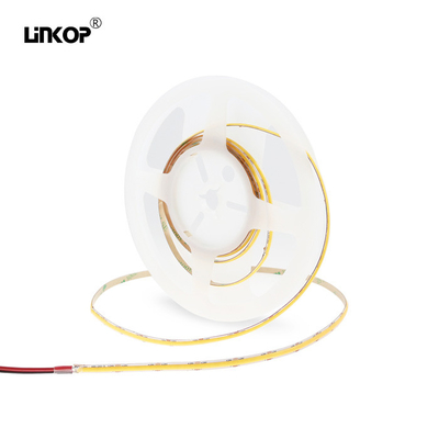 Good price 12w/M Cob Led Light Strip Ajustable 24v 400 Leds/M 5mm de un solo color en línea