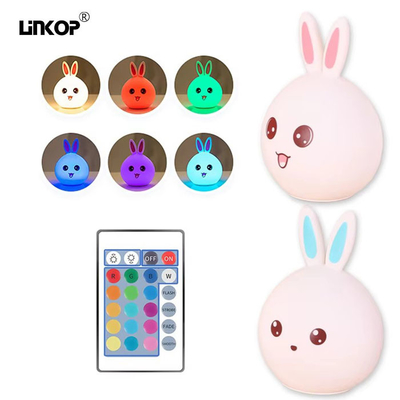 Good price Flash Slide Silicone Rgb Led Night Light Adjustable Rechargeable Remote Control online