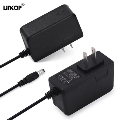 Good price Adaptador de energía LED negro Ac Dc Us Eu Uk Au Plug Pared montado 12v 1a en línea