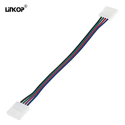 Good price Conector de banda LED de conexión rápida RGB doble cabeza de soldadura libre de 17cm en línea