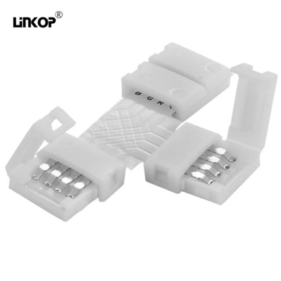 Good price Conector de banda T de 4 pines Ip20 Led para interconexión de banda RGB sin soldadura en línea
