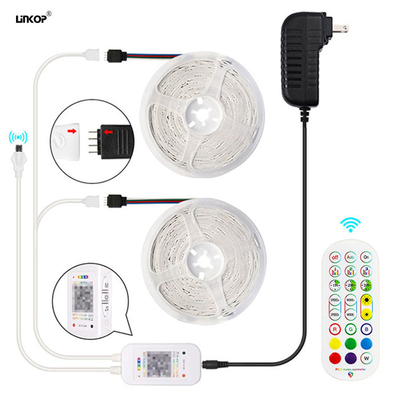 Good price RGB Smart Wifi Led Ribbon Light 10mm 300pcs Pcb 50000 horas Duración de vida Dc12v en línea