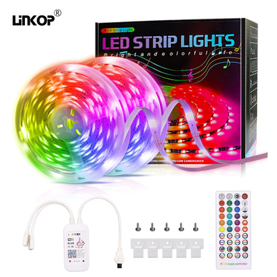 Good price Luces de cinta LED flexibles DC12V con color RGB y función de música inteligente en línea