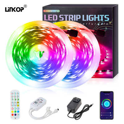 Good price Smart 24 llaves Rgb Led Strip Lights Con música y función de tiempo Tuya Wifi en línea