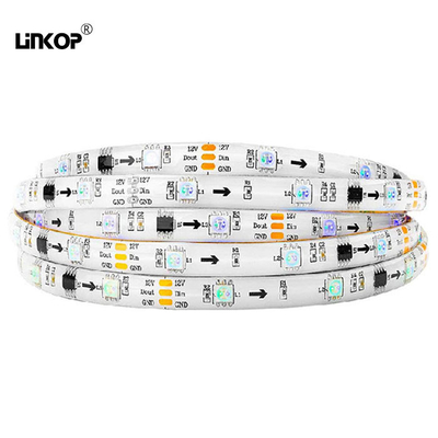 Good price Lámpara de luz autoadhesiva flexible RGB 2811 de fantasía con cuerda IP65 resistente al agua 10 mm en línea