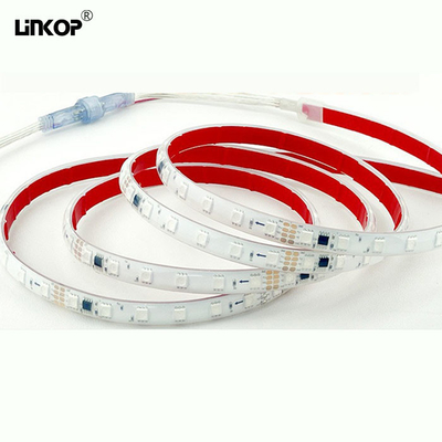 Good price 60LEDs/M Dc24v Direccionable Rgb Color Cambiante de la cinta de Led con placa de PCB flexible Silicona impermeable Ip68 en línea