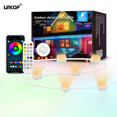 Good price Direccionable Rgb IC Colorido IP67 Led Eave Light 24v Smart Wifi Luces decorativas al aire libre en línea