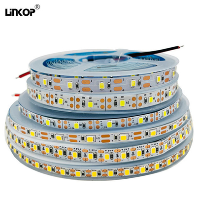 Good price Material de PCB LED de luz de banda 5m/rollo 2835 Tipo de luz 12v de color único luz lineal para la decoración en línea