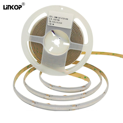 Good price 24v Direccionable LED Light Strip Rgb Dimmable Cob Light Strip Con 672 Leds cantidad en línea