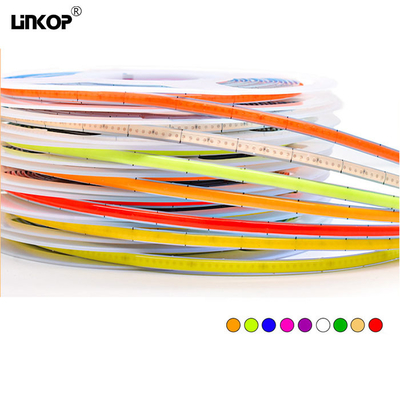 Good price 5m de color único de luz de la tira de cob 5v 400 luz LED autoadhesivo luz lineal en línea