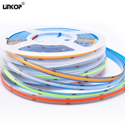 Good price 12v de color único de luz de la tira de cob 5 metros / rollo Adecuado para diseño de iluminación personalizado en línea
