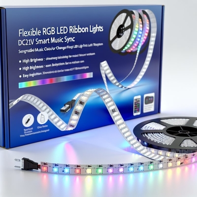 Un bon prix. Des lampes à ruban LED RVB flexibles DC12V avec synchronisation musicale intelligente en ligne